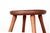 Vintage Beech and Molded Wood Stools in the style of Guillerme and Chambron, 1960s, Set of 6 For Sale - Image 4 of 18