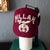 Masonic Shriner Hillah Fez of Burgundy Wool Sequins and Tassel For Sale - Image 16 of 18