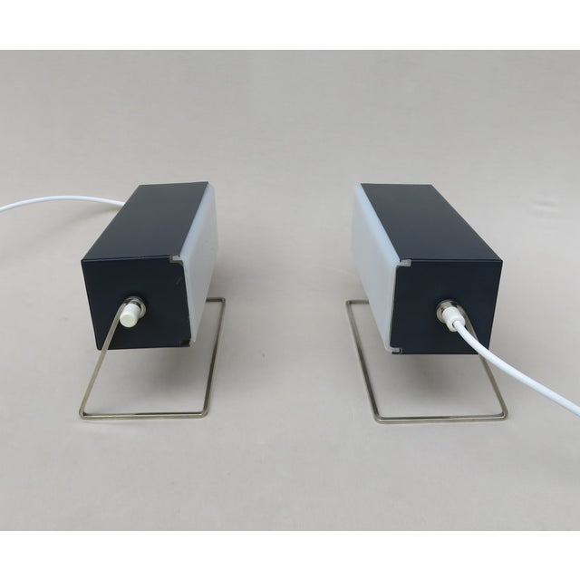 1960s Cubist Acrylic Glass Table Lamps, Set of 2 For Sale - Image 5 of 18