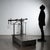 Low scale in iron and wood. Italy, 20th century. This piece is attributed to the mentioned designer/maker. It has no...