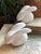 Late 20th Century White Carved Stone Bunny Rabbit Bookends For Sale - Image 9 of 9