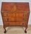 Vintage Secretaire in Teak and Leather, 1930s For Sale - Image 14 of 18