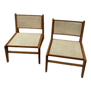 Set of Side Chairs in the Style of P. Jeanneret For Sale