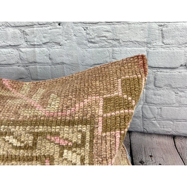 Turkish 16 x 24 Rug Pillow Road Splendor Turkish Pillow Cushion Cover For Sale - Image 3 of 4