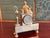 19th Century French Empire Gilt Bronze Figural Mantel Clock For Sale - Image 10 of 11