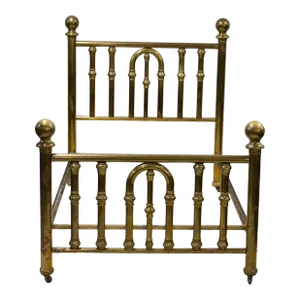 Antique Brass Full Bed by Foster