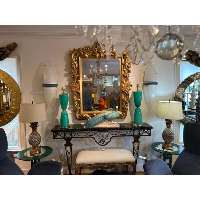 Pair of Vintage Murano Glass Lamps For Sale - Image 10 of 11