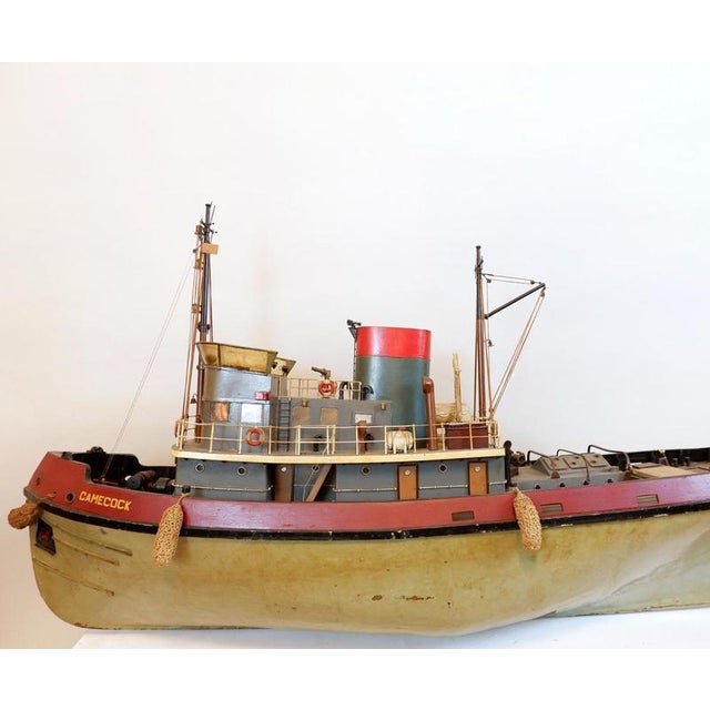 Model Tug Boat from Camecock, London, 1940s For Sale - Image 5 of 15