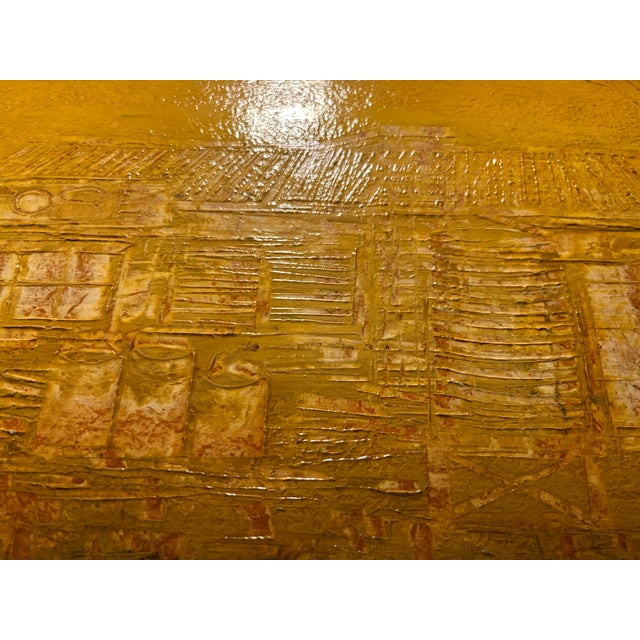 Contemporary 1972 Oil on Wooden Board Painting by Australian Artist Neil Savage For Sale - Image 3 of 7