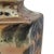 Burnt Orange Pair Antique Nippon Imperial Mark Hand Painted Landscape Vases Moriage Gilt Porcelain 9.5” For Sale - Image 8 of 18