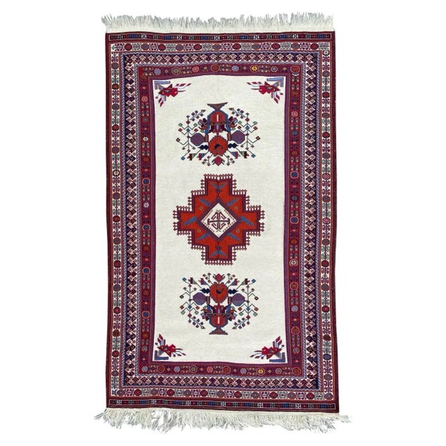 Vintage Azerbaiydjan Sumak Rug For Sale - Image 18 of 18