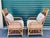 Vintage 1980s Braxton Culler rattan lounge chairs, a pair. Charming pair of vintage 1980s Braxton Culler rattan lounge...