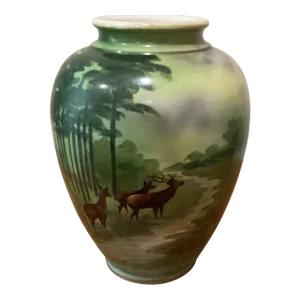 Mid 19th Century Royal Nishiki Nippon Vase Hand Painted #45/623