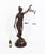 4ft Lady Justice Statue, 20th Century, Bronze For Sale - Image 14 of 18