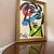 Mid-Century Modern 1970s Vintage Abstract Portraiture; Original Artwork by Peter Robert Keil, Framed For Sale - Image 3 of 10