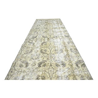Large Turkish Wool Runner Rug, 1960s For Sale