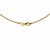 14k Yellow Gold Bezel-Set Emerald Cut Diamond Necklace For Sale In New York - Image 6 of 7
