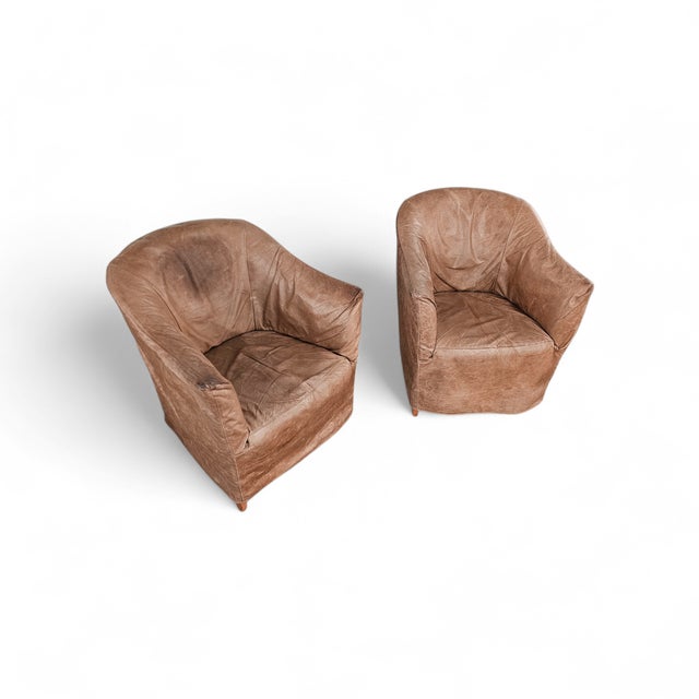 Antonio Citterio Doralice Lounge Chairs by Antonio Citterio, 1980s, Set of 2 For Sale - Image 4 of 16