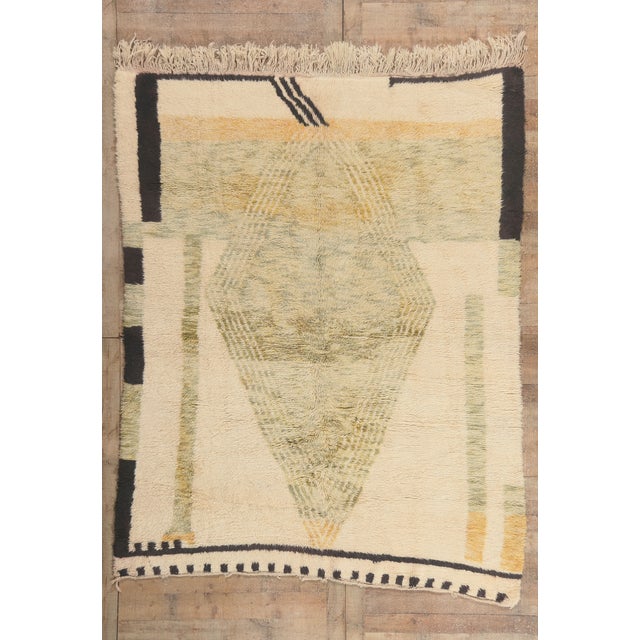 Contemporary Beni Mrirt Moroccan Rug, 07'01 X 09'00 For Sale - Image 10 of 10