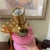 Nice large vintage pink Murano lamp. Recently rewired with new socket; all else original. No chips or cracks to the glass....