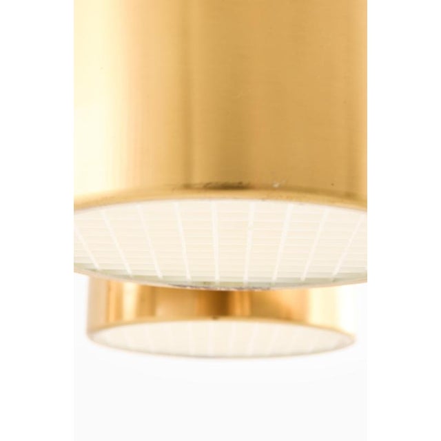 1950s Ceiling Lamp in Brass and Plastic by Hans-Agne Jakobsson, 1950s For Sale - Image 5 of 10
