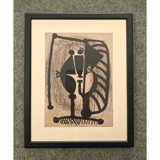 "Picasso's Female Heads" Contemporary Black and White Gallery Wall of Photographs, Framed - Set of 16 For Sale - Image 9 of 16