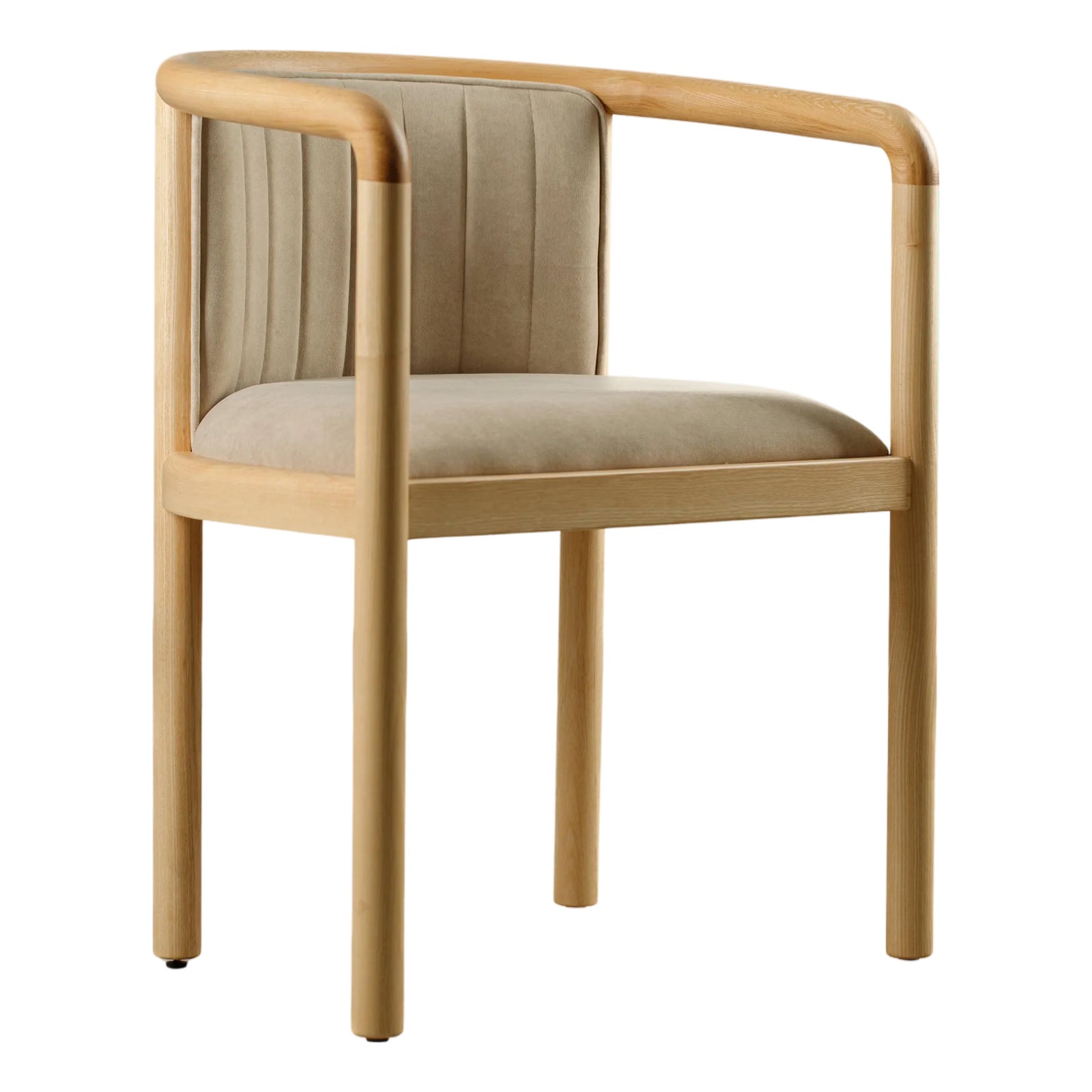 Modern Ash Solid Wood Alton Dining Chair in Ash Color | Chairish