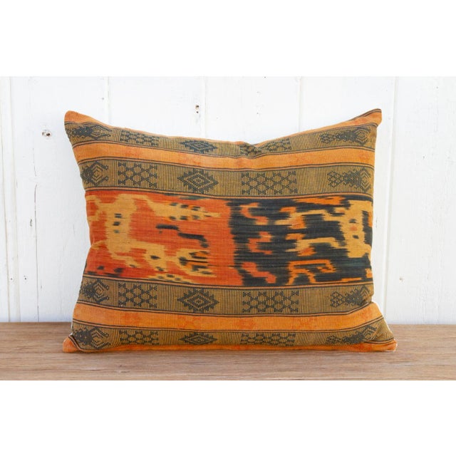 Berhala Antique Sumatran Ikat Pillow For Sale In Los Angeles - Image 6 of 8