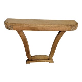 Antique Oak Console Table From England- Circa 1880 For Sale
