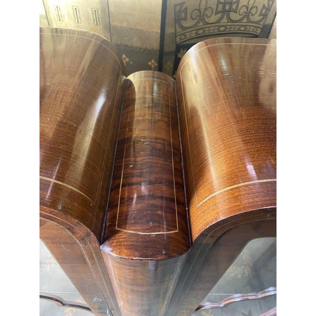 Gold 20th Century Asian Showcase For Sale - Image 8 of 9