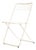 New Cream White Metal Folding Chair For Sale