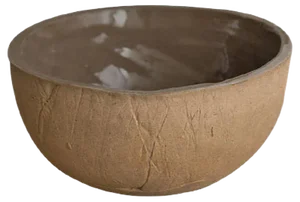 Wood Sand Soup Bowl from Kana London