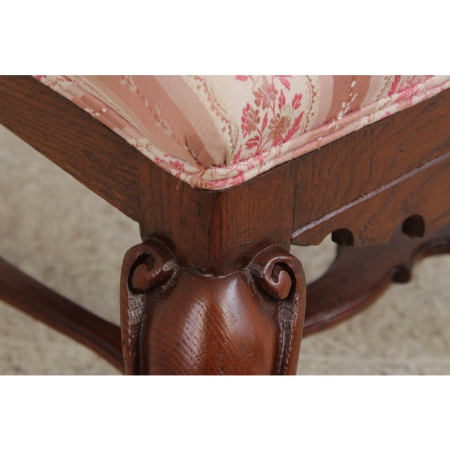 Pair of High Back Upholstered Chairs For Sale - Image 13 of 17