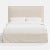 Transitional Stoffer Home x Cloth & Company Maura Slipcover Bed in Francie Cream - California King For Sale - Image 3 of 6