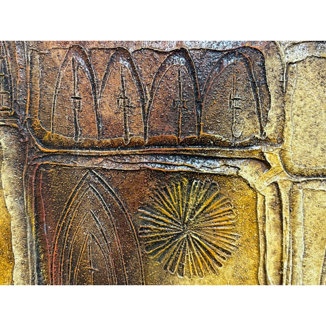 Sculpture Materials Brutalist Abstract Architectural Mixed Media, Vintage For Sale - Image 7 of 12