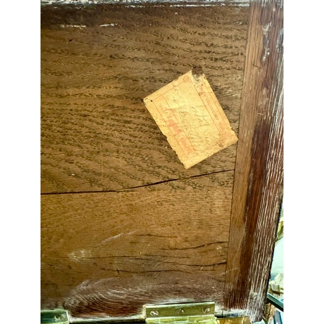 Early 20th Century English Copper and Brass Campaign-Style Storage Ottoman For Sale - Image 9 of 13