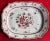 Antique 18th century Chinese export porcelain platter in famille rose palette. Nicely shaped rim; decorated with floral...