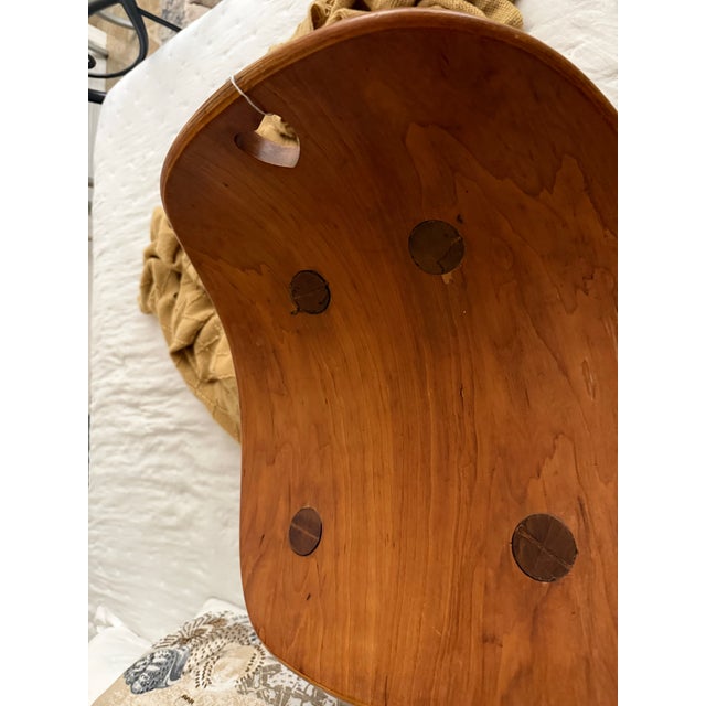 Mid-Century Modern Mid-Century Attributed Ed Wormley (1907-1995) Heart Stool for Dunbar (Berne Indiana) For Sale - Image 3 of 8