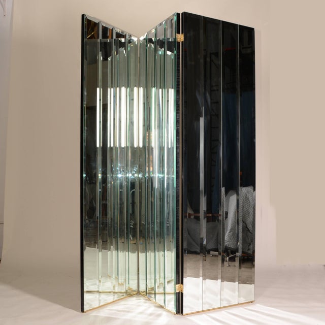 Henredon Beveled Mirror Room Divider Chairish