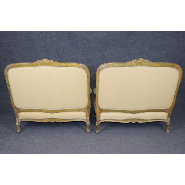 French Late 19th Century French Pair of French Louis XV Marquis For Sale - Image 3 of 15