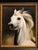 The painting has a distinctly decorative quality, with the horse providing the principal focal point against a more...