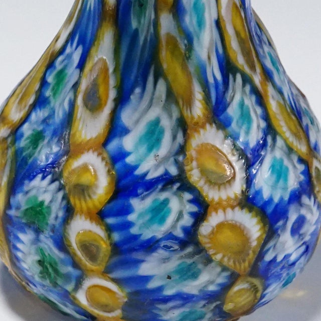 Early 20th Century Antique Millefiori Vase, Fratelli Toso Murano ca. 1920s For Sale - Image 5 of 6