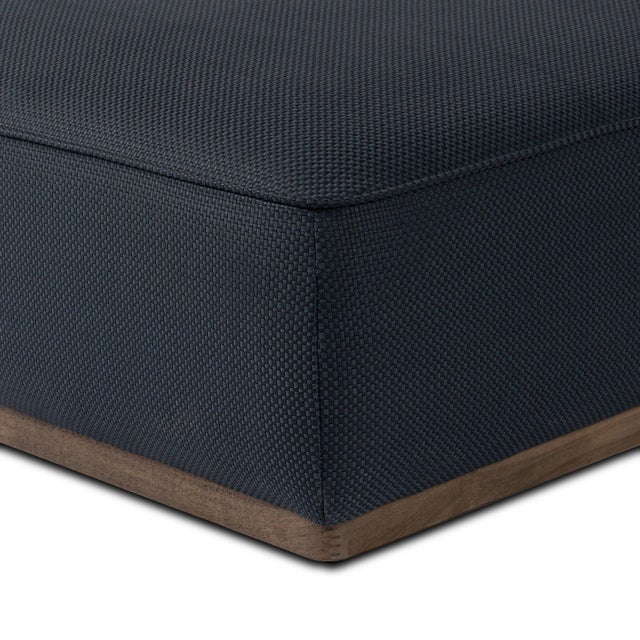 Four Hands Sinclair Cocktail Ottoman - Fresno Cobalt For Sale - Image 4 of 8