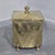 A very nice Art Deco brass coal bin, with original zinc liner, in very good overall original condition. 15" high 12" square