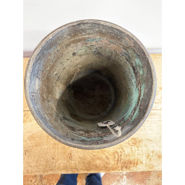 Antique Fire Extinguisher Canister or Umbrella Stand For Sale - Image 12 of 13
