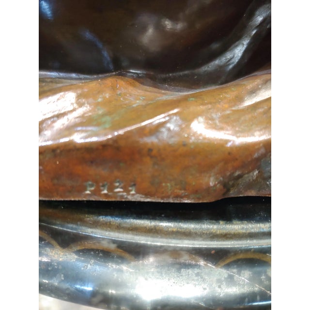 Paul-Albert Bartholomé - Nude Crying -Original Bronze Sculpture-C.1900s For Sale - Image 11 of 12