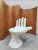 New Design Fiber Hand-Chair Fiberglass Hand-Chair ‘Ivory White For Sale - Image 4 of 5