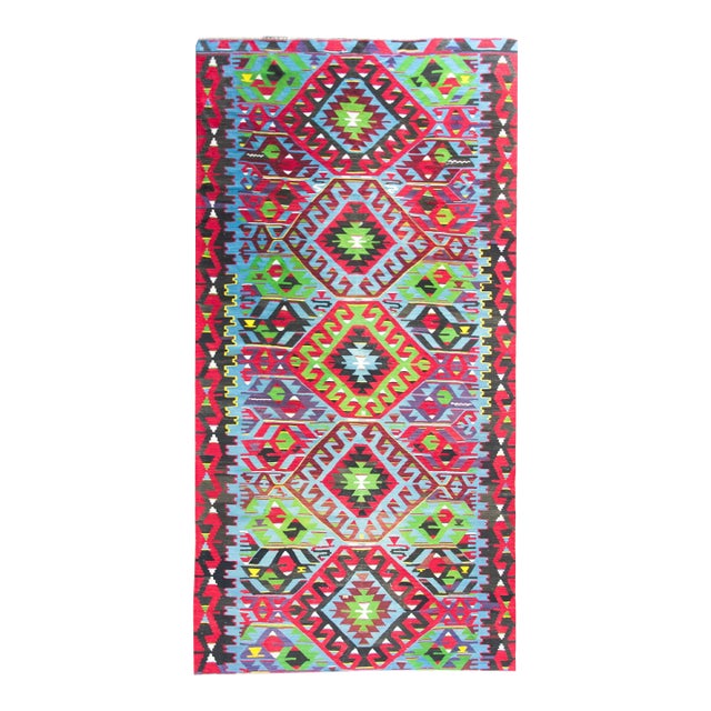 Mid-20th Century Turkish Kilim Rug For Sale