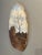 Brown Vintage 1982 Signed Oil Landscape on Natural Wood For Sale - Image 8 of 15