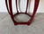 1980s Baker Furniture Chinoiserie Style Red Lacquer Hexagonal Side Table For Sale - Image 5 of 12
